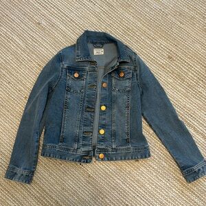 Jcrew, crewcuts denim Jacket girls size 8